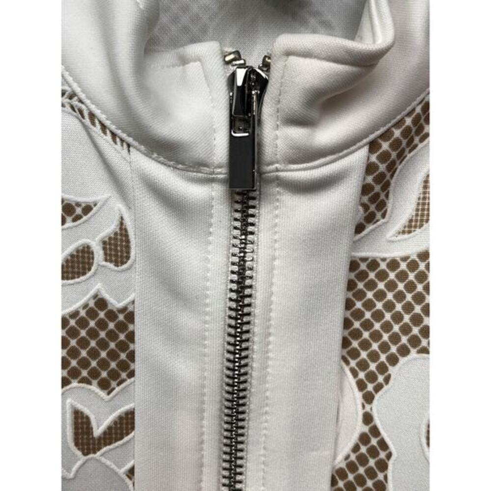 Kate & Lily Dress Womens Size 4 Ivory Full zip Belted Sheath Floral Office NEW - Picture 6 of 8